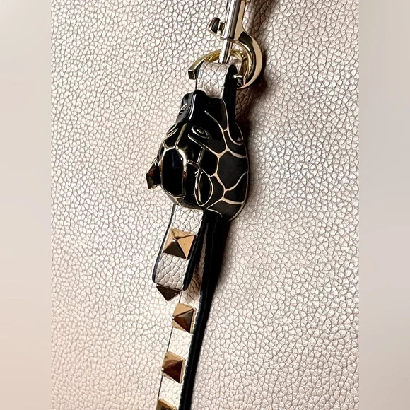 Genuine Leather Rivet Shoulder Bag - Picture 11 of 11